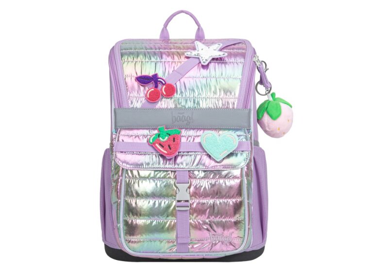 BAAGL SET 5 Zippy Lavender: aktovka, penál, sáček, zástěra, peněženka