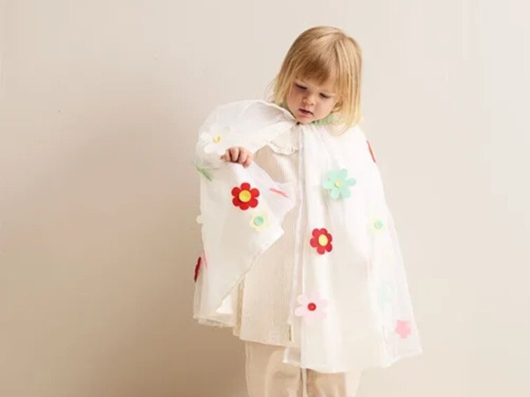 Dětský kostým - Květinový plášť