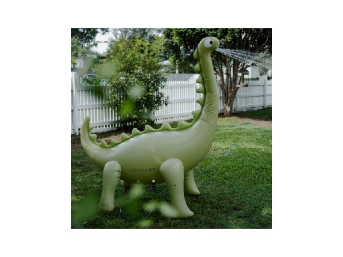 Nafukovací stříkací dinosaurus