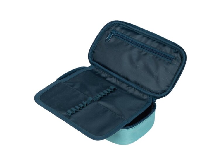 Federmäppchen Schlampermäppchen Petrol