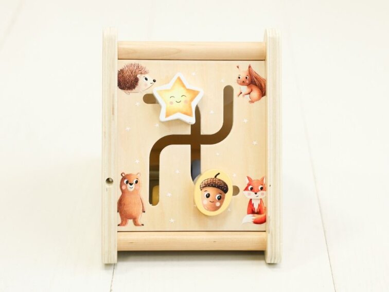 Activity board trojúhelník - Zvířátka