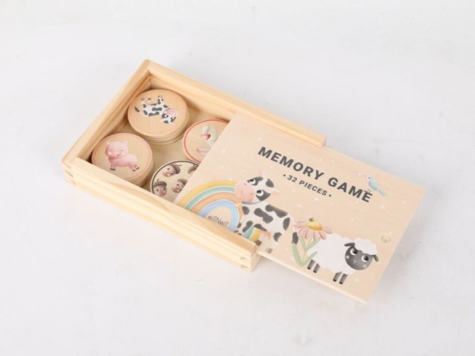 Dřevěné pexeso - Zvířátka