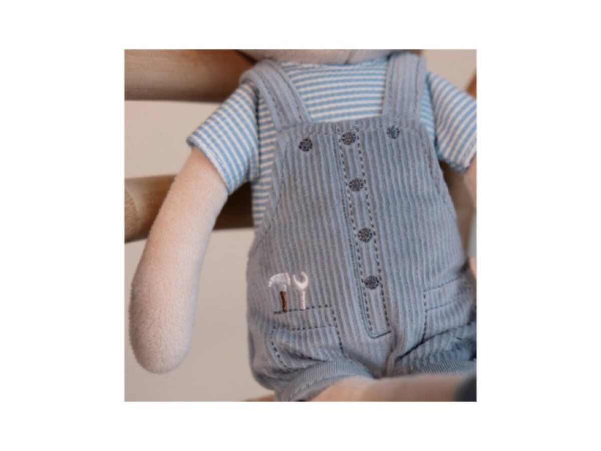 Panenka Jim v pruhovaném tričku 35 cm