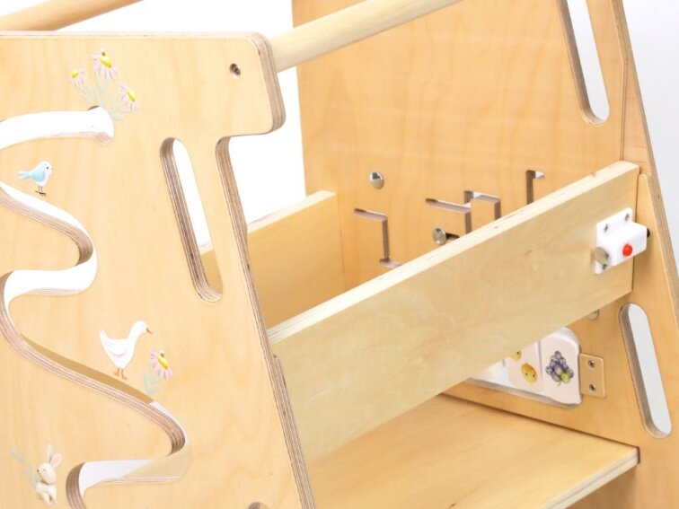 Rostoucí učicí věž edukativní 5v1 Play PRO 90 cm - Zvířátka