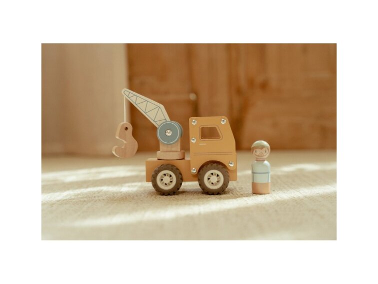 Autojeřáb dřevěný