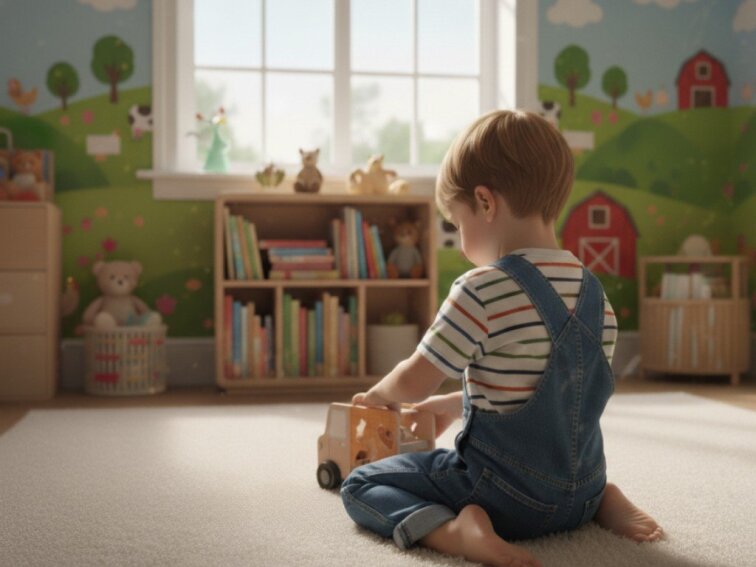 Dřevěné autíčko 2v1 se zvířátky - Jeep + vkládačka