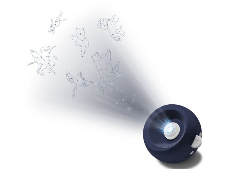 Kidystar csillagfény projektor - kék