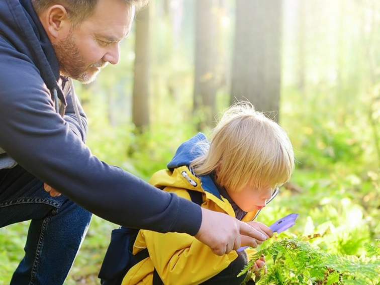 Digitální mikroskop pro děti Kočička - fialová