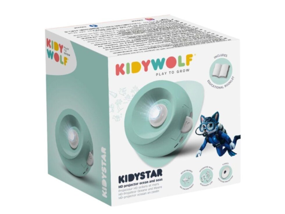 Kidystar - óceánélet projektor - zöld