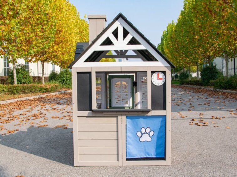 Dětský dřevěný zahradní domek Deluxe