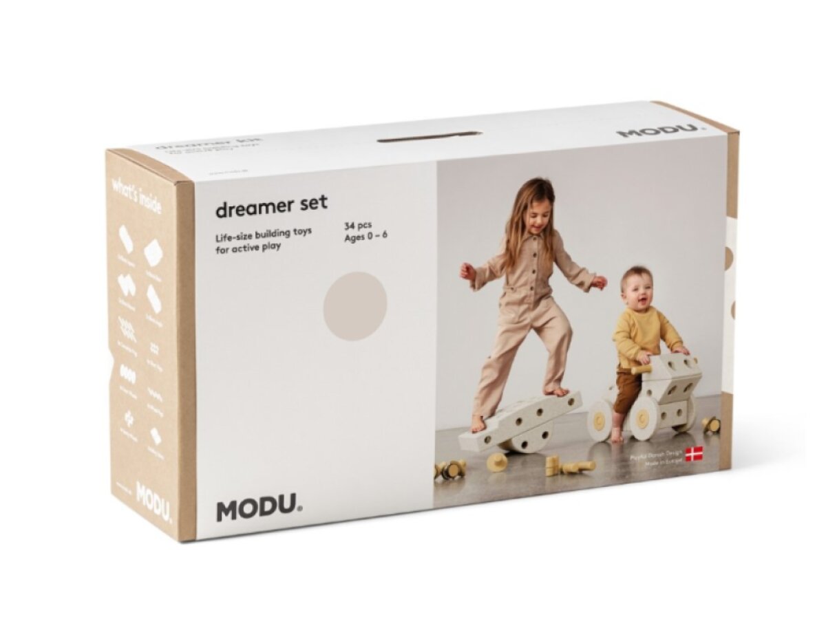 MODU bloky - Dreamer set šedá/žlutá