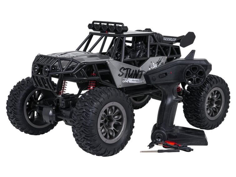 RC Crawler STUNT Racing | 1:8 | 4x4 | šedá