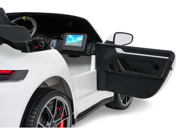 Dětské elektrické Porsche 911 GT 3 XXL | 4x200W | MP4 | bílá