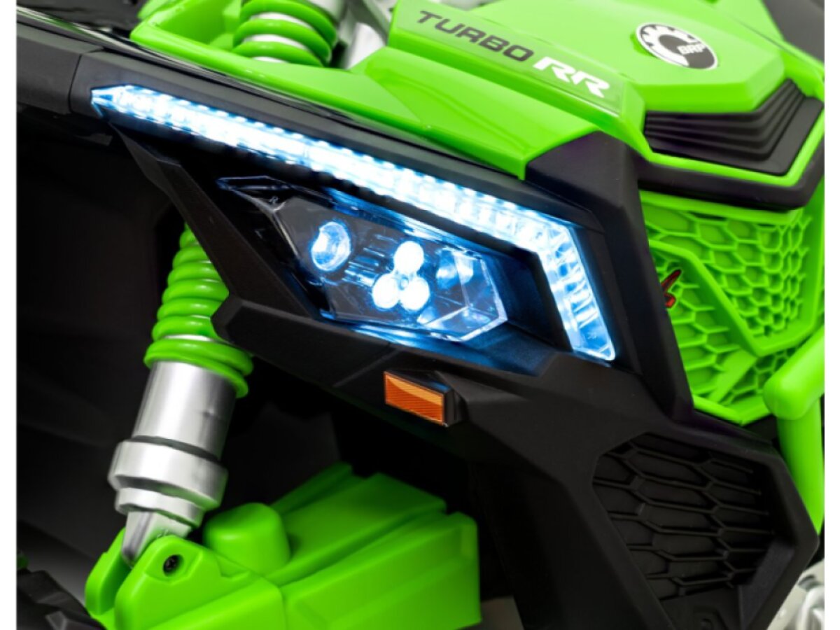 Dětská buggy CAN-AM Maverick XXL 4X200W 24V 28Ah - zelená