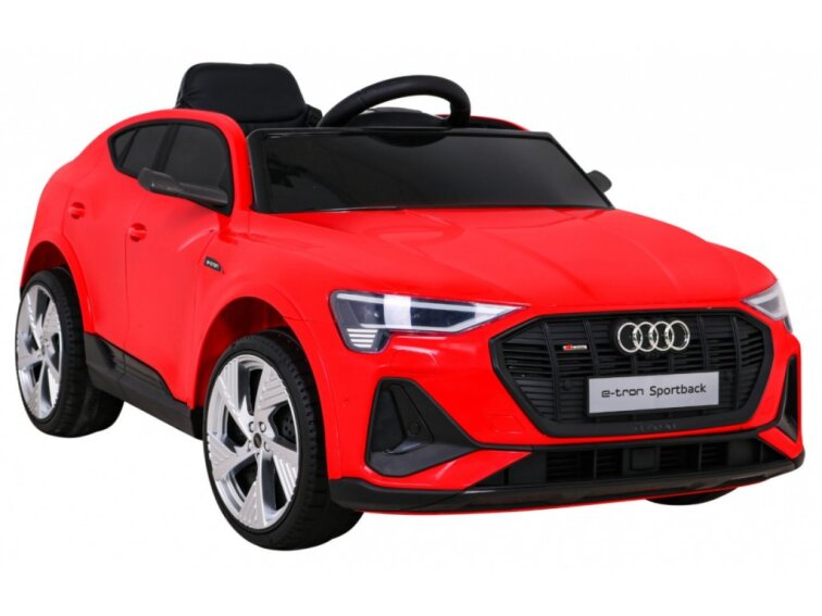 Dětská elektrická Audi E-tron Sportback | 4x25W | červená