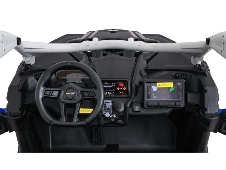 Dětská buggy CAN-AM Maverick XXL 4X200W 24V 20Ah - modrošedá