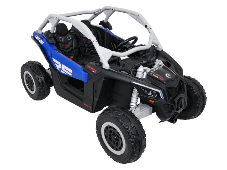 Dětská buggy CAN-AM Maverick XXL 4X200W 24V 20Ah - modrošedá