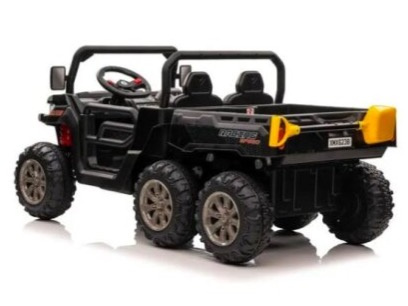 Elektrické dětské auto buggy, šestikolka 4x200W 10Ah - černá