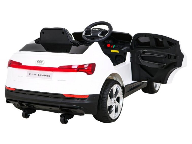 Dětská elektrická Audi E-tron Sportback | 4x25W | bílá