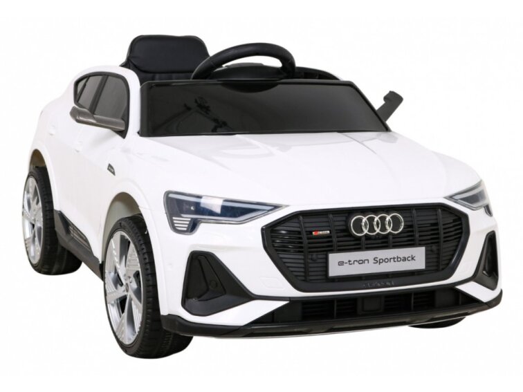 Dětská elektrická Audi E-tron Sportback | 4x25W | bílá