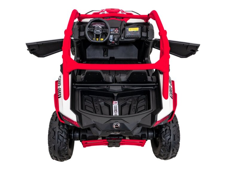 Dětská buggy CAN-AM Maverick XXL 4X200W 24V 28Ah - červená
