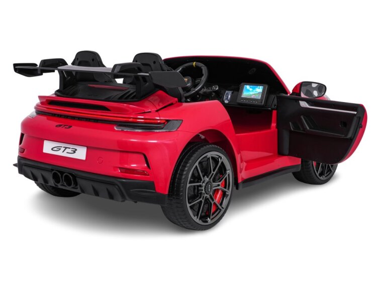 Dětské elektrické Porsche 911 GT 3 XXL | 4x200W | MP4 | červená