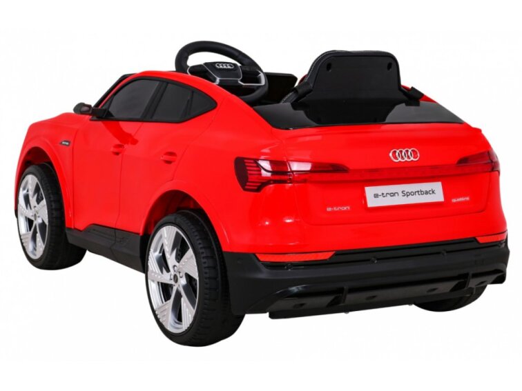 Dětská elektrická Audi E-tron Sportback | 4x25W | červená