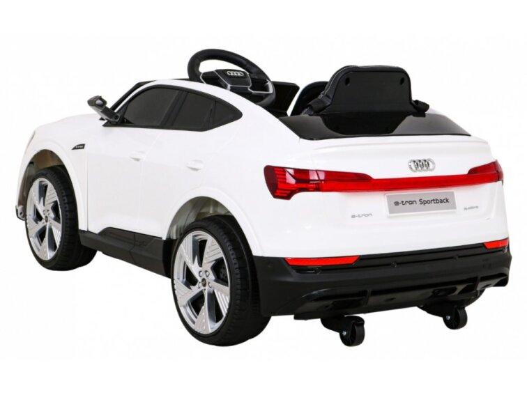 Dětská elektrická Audi E-tron Sportback | 4x25W | bílá
