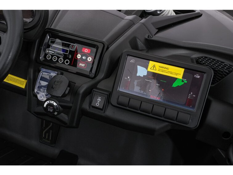 Dětská buggy CAN-AM Maverick XXL 4x200W - modrošedá