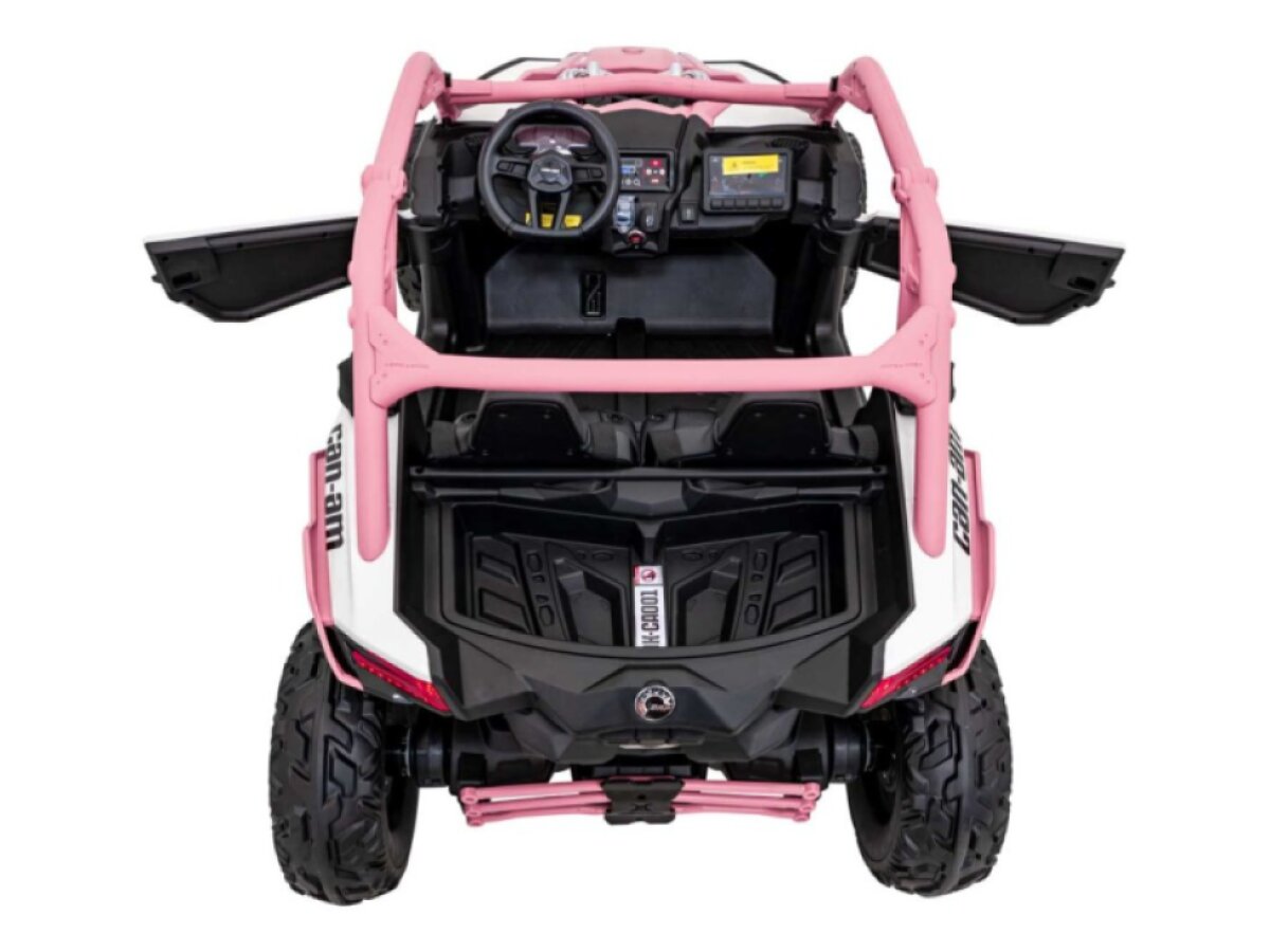 Dětská buggy CAN-AM Maverick XXL 4X200W 24V 28Ah - růžová