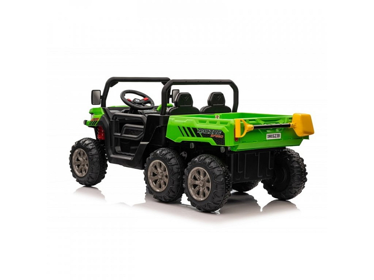 Elektrické dětské auto buggy, šestikolka 4x200W 7Ah + EXTRA 7Ah - zelená