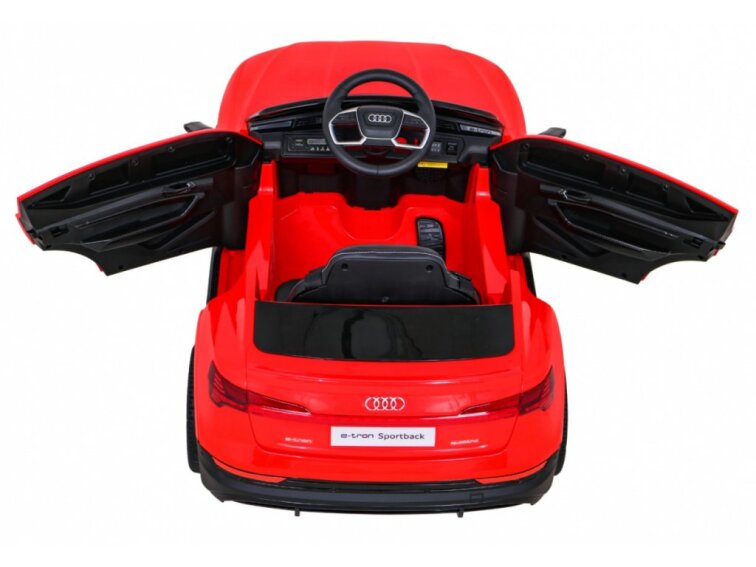 Dětská elektrická Audi E-tron Sportback | 4x25W | červená