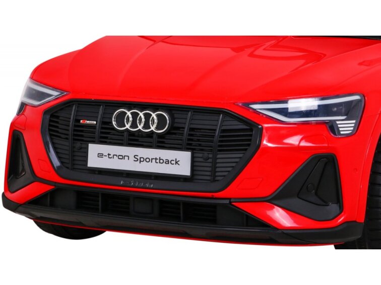 Dětská elektrická Audi E-tron Sportback | 4x25W | červená
