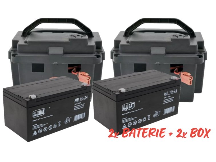 Bateriový box 24V 20Ah - buggy CAN-AM Maverick XXL (set 2 kusů)