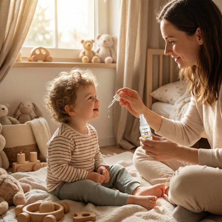 Vitamin D3 + K2 kapky pro děti 10 ml