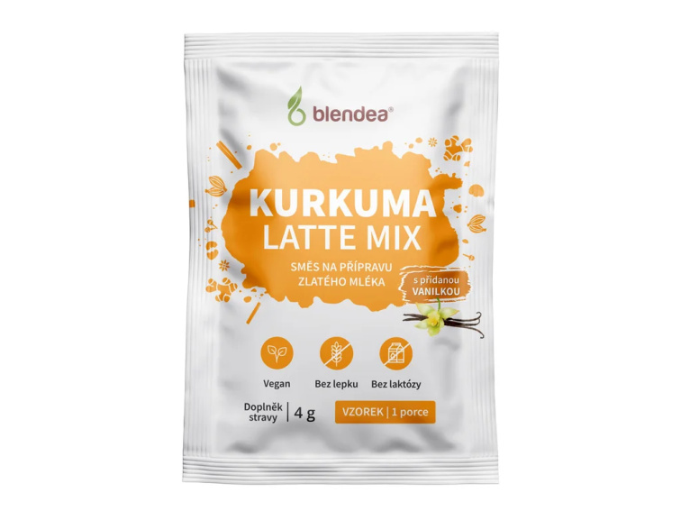 Kurkuma Latte Vanilka vzorek 1 porce