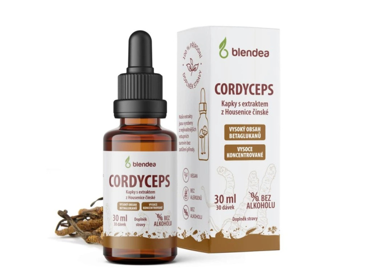 Cordyceps kapky 30 ml