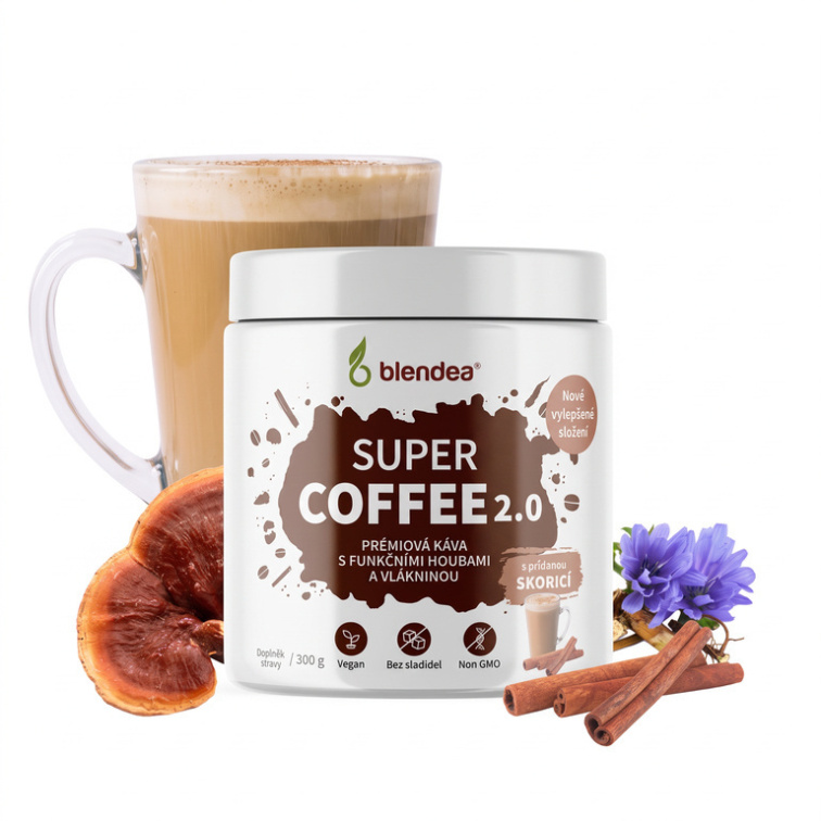 SUPERCOFFEE už není jenom skořicová. Poznejte verzi 2.0 a nové příchutě 🎉