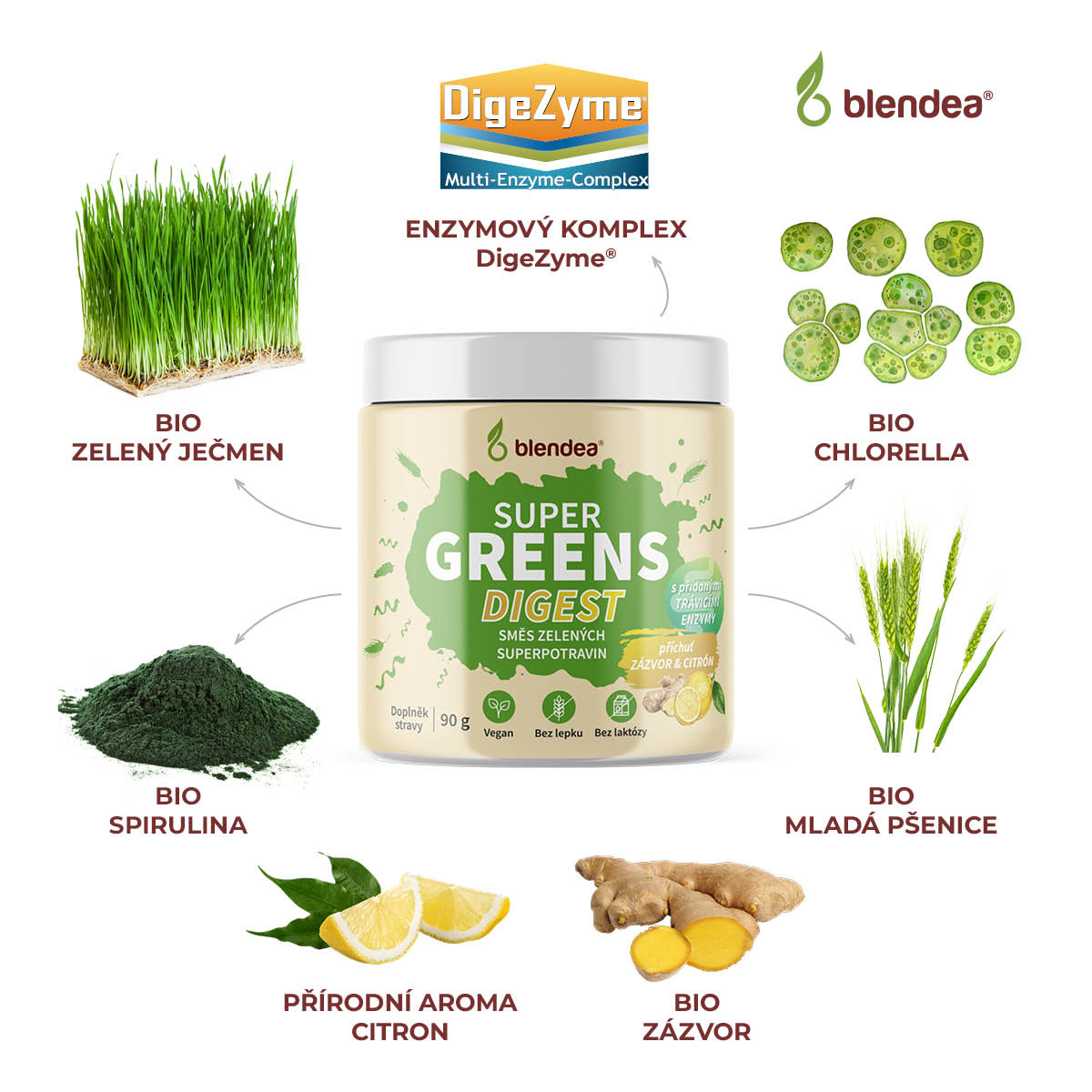 Supergreens Digest BIO 90 g