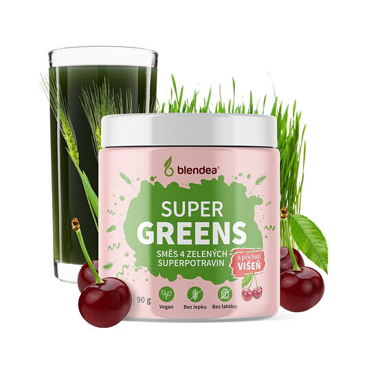 Supergreens Višeň BIO 90 g
