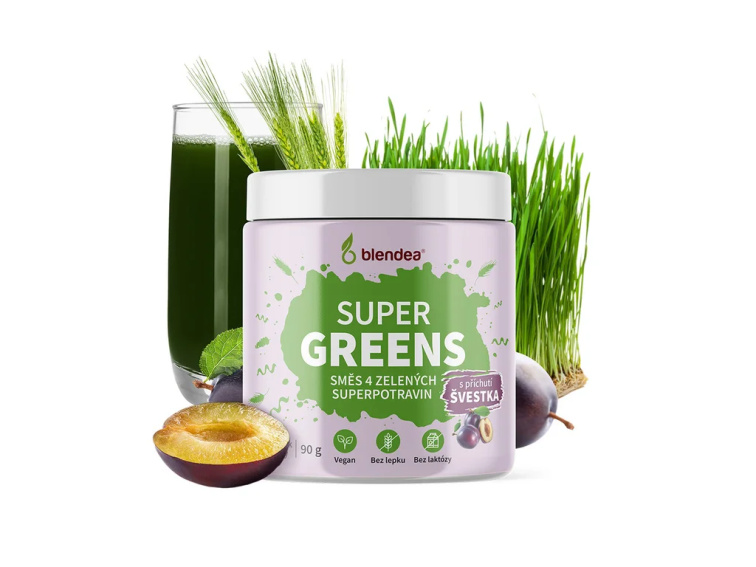 Supergreens Švestka BIO 90 g