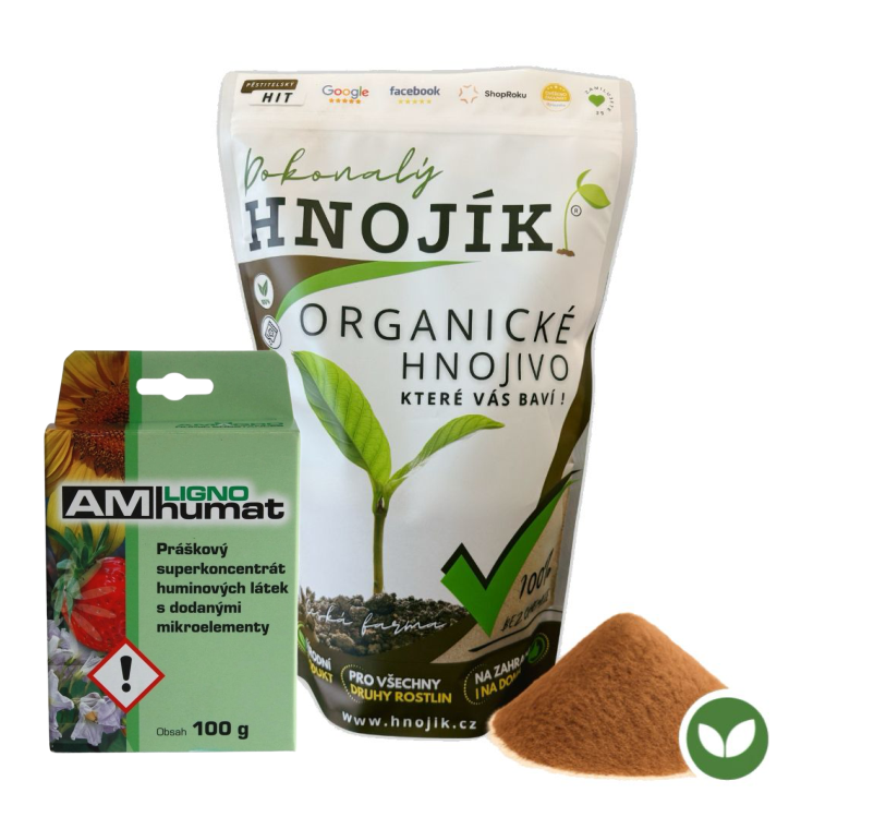 Hnojicí set: Hnojík 8 L + Lignohumát 100 g