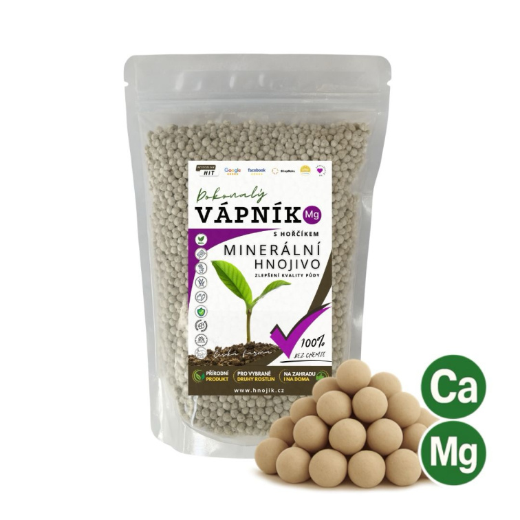 Výhodný set pro POKOJOVÉ rostliny: Biochar + Hnojík + Vápník s hořčíkem