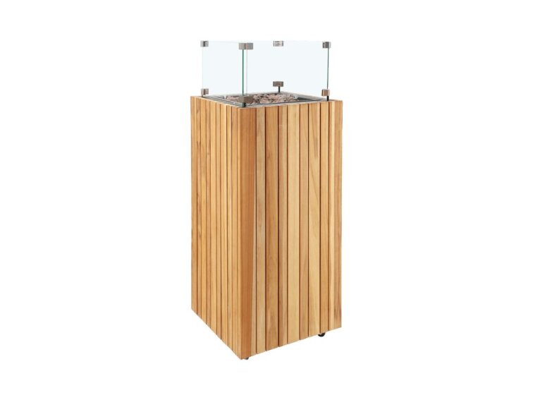 COSI plynový ohrievač Cosipillar Square teak