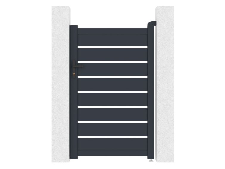 Bránka G21 Reno 100x158 cm pravá, antracitová