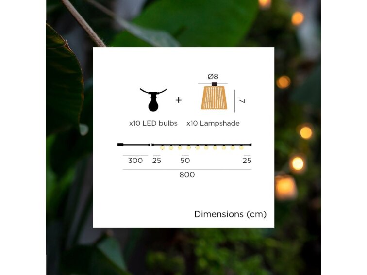 Lampa OKINAWA girlanda