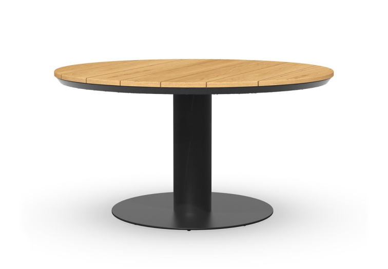 Moreno jedálenský stôl Teak 150 cm okrúhly, nízky