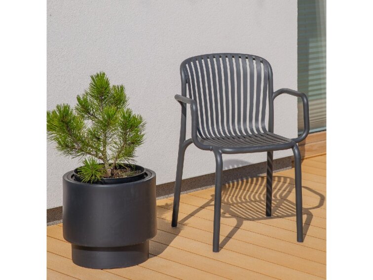 Stolička s opierkami rúk BRENE 575x530x825 mm