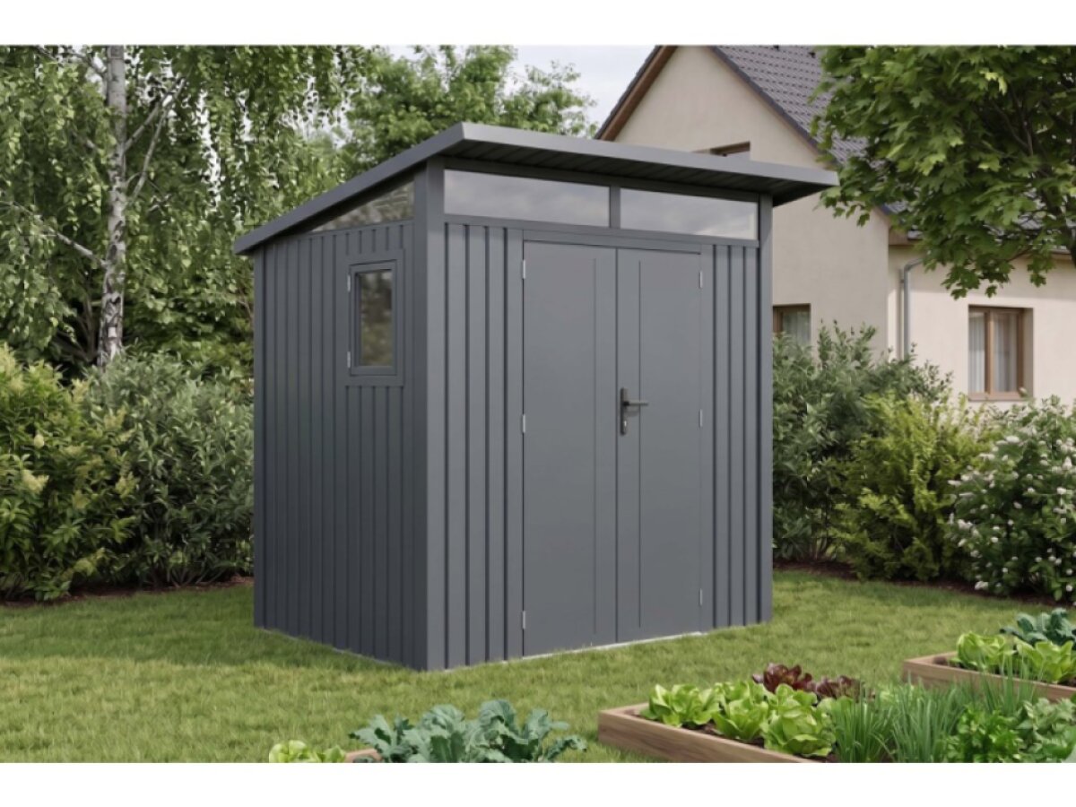 Záhradný domček G21 Madison 427 - 225 x 190 cm, slate grey