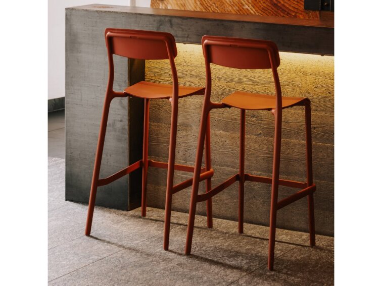 Vysoká barová stolička RIMO 520x545x1075 mm